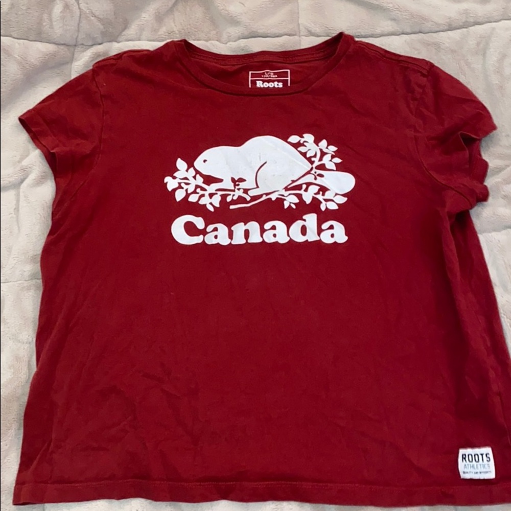 roots canada shirt